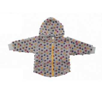 Lilano boiled woolen jacket with dots