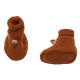 Joha woolfleece booties orange rust (97972)