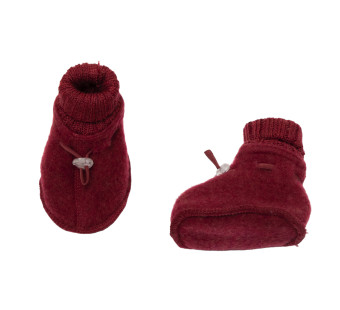 Joha woolfleece booties bordeaux (97972)