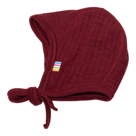 Joha merino woolen bonnet rusty orange (96140)
