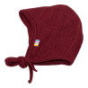 Joha merino woolen bonnet rusty orange (96140)