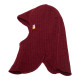 Joha balaclava 100% wol bordeaux (97131)