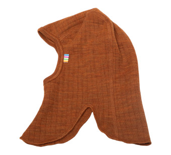 Joha balaclava 100% wol roest oranje (97131)