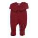 Joha jumpsuit met omslag 100% merinowol bordeaux  (56140)