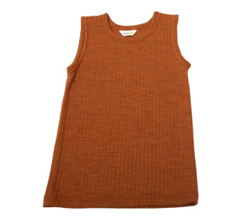 Joha sleeveless shirt rusty orange (76342)
