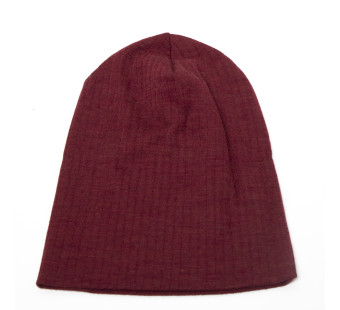 Joha wollen beanie for adults bordeaux (98521)