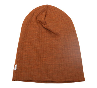 Joha wollen beanie for adults rusty orange (98521)