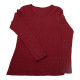 Joha woolen long sleeve shirt bordeaux