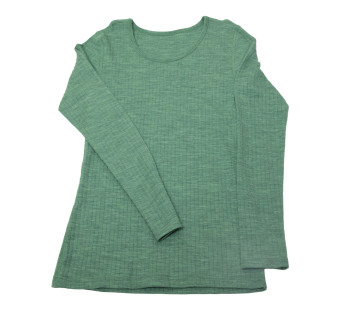 Joha woolen long sleeve shirt jade