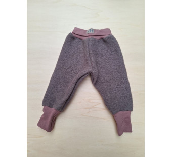 Lilano gekookte wollen broek mauve  (340007)