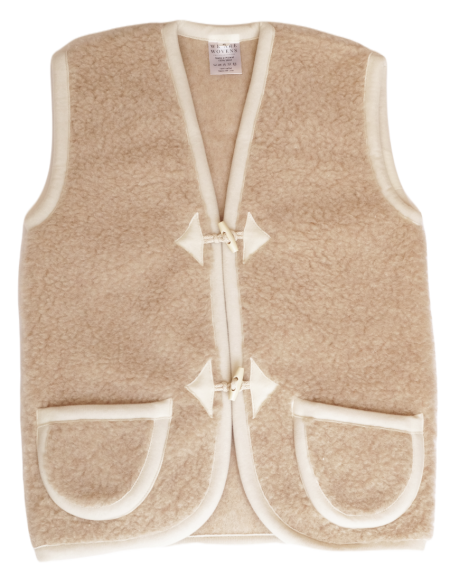 We are woven bodywarmer cappuchino (volwassen)