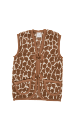 We are woven bodywarmer giraf (kind)