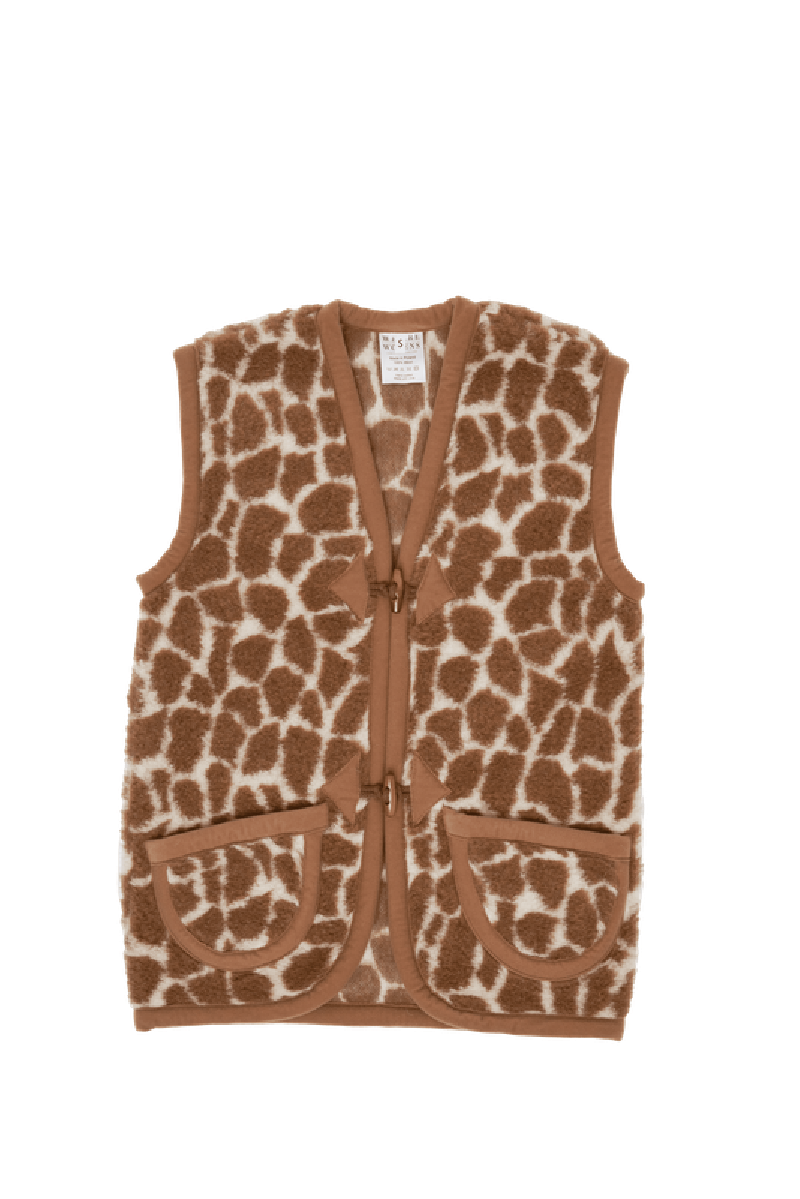 We are woven bodywarmer giraf (kind)
