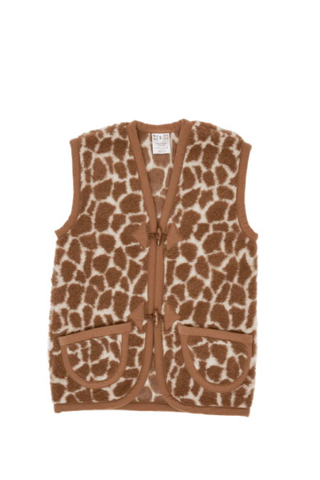 We are woven bodywarmer giraf (kind)