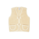 We are wovens woolen bodywarmer flate white (child)