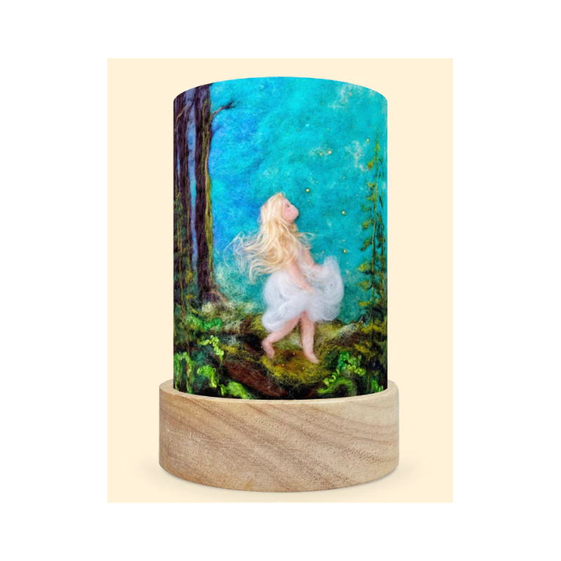 Het Wol Feetje light card Santa Lucia