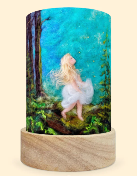 Het Wol Feetje light card Santa Lucia