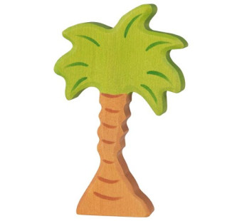 Holztiger palm tree small