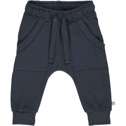 Muesli katoenen broek iron grey melange
