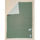 Mara woolen blanket plain agave green