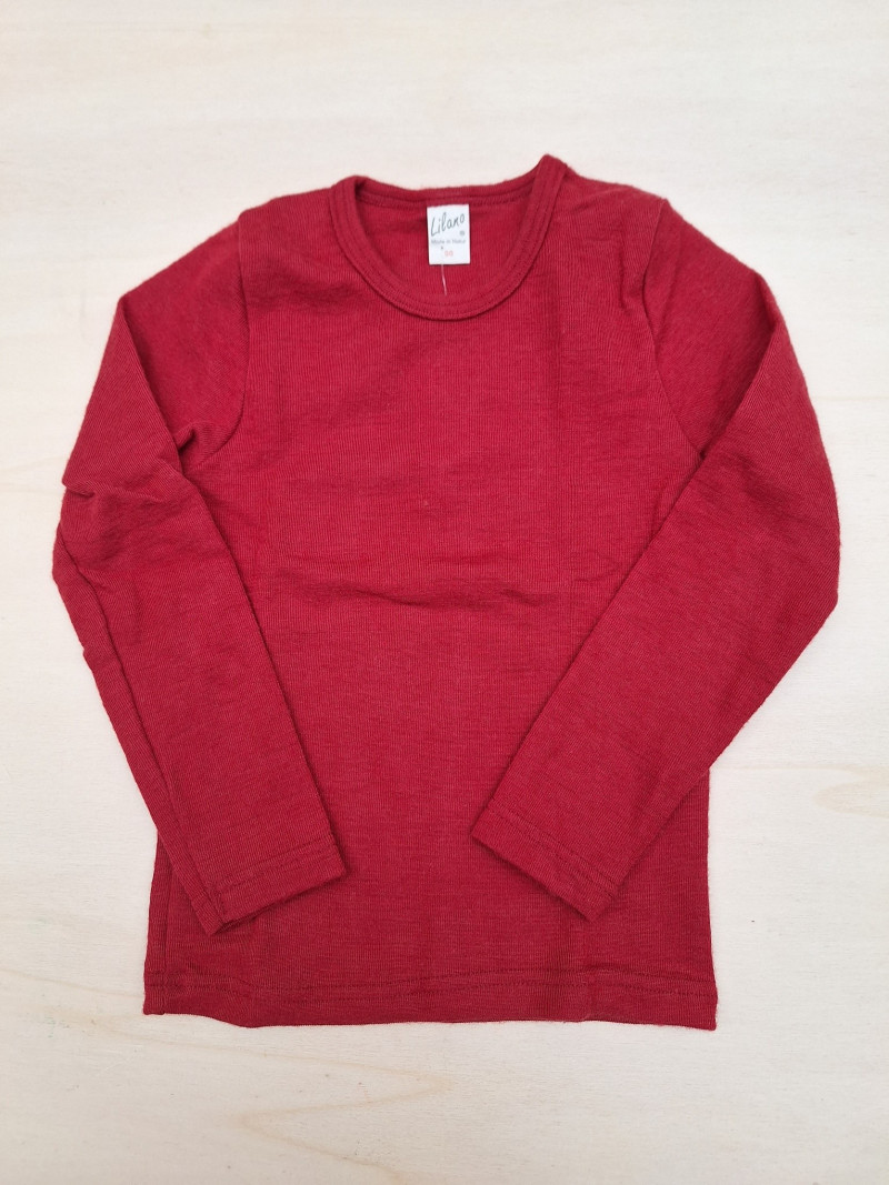 Lilano wool slik longsleeve  Curry