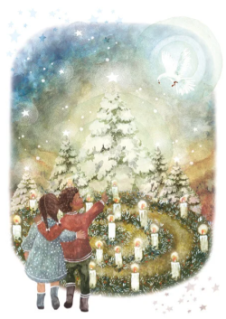 Postkaart Christmas Joy - Bijdehansje