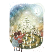 Postkaart Christmas Joy - Bijdehansje
