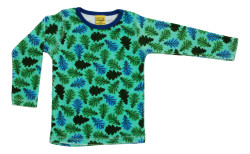 Duns Sweden  velourse longsleeve sinaasappels jade sheen