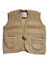 We are wovens woolen bodywarmer flate white (child)