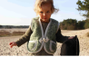 We are wovens woolen bodywarmer macchiato (child)