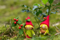 Twee kleine kaboutertjes winter (Atelier Pippilotta)