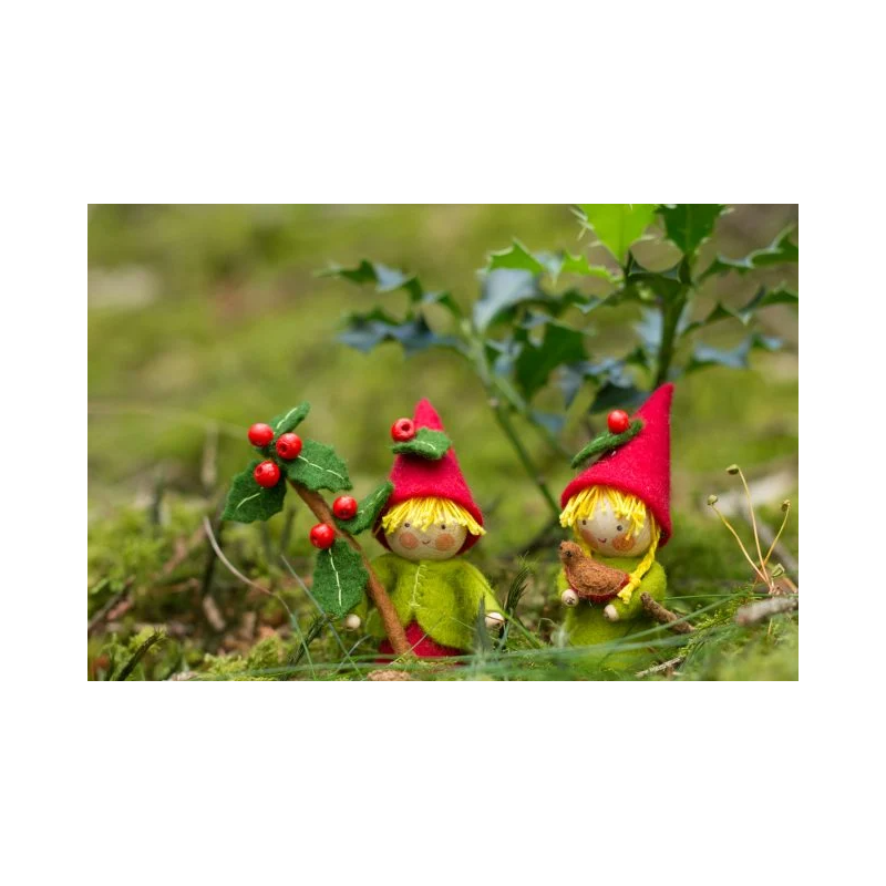 Twee kleine kaboutertjes winter (Atelier Pippilotta)