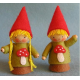 Twee kleine kaboutertjes herfst (Atelier Pippilotta)