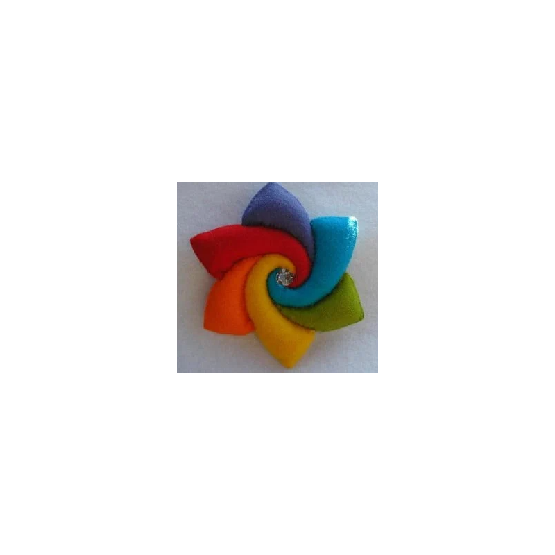 Regenboog bloem  (Atelier Pippilotta)