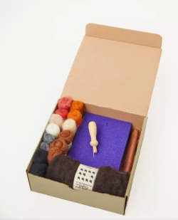 De witte Engel naaldvilt set bodieren