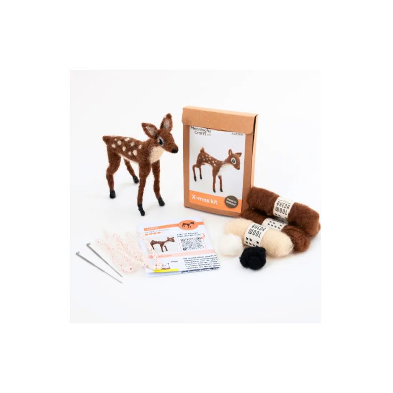 De Wite Engel naaldviltset hertje