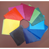 Vliegerpapier in 10 verschillende kleuren diverse maten