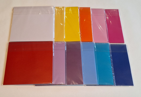 Transparant paper 33 sheets uni color aurelio ster SMALL