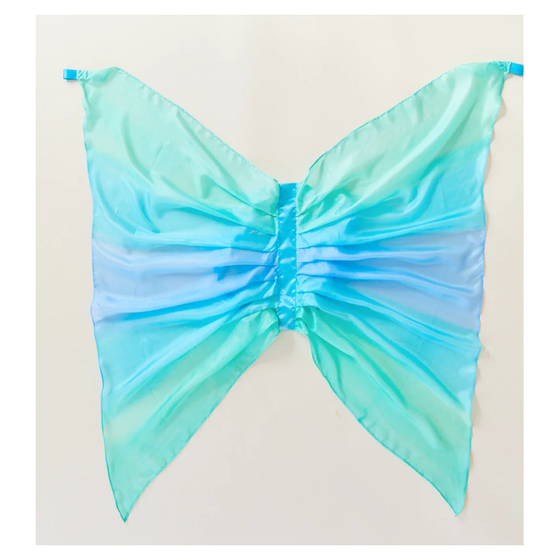 Sarah's silk zijde vleugels regenboog
