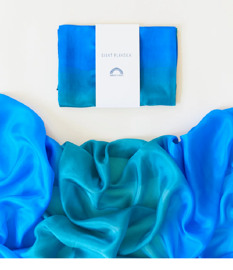 Sarah's silk giga zijden doek regenboog