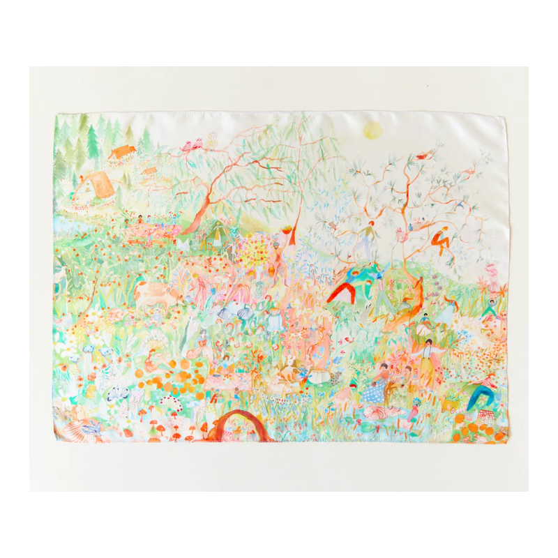 Sarah's silk zijde zoek en vind doek moeder aarde 53*73