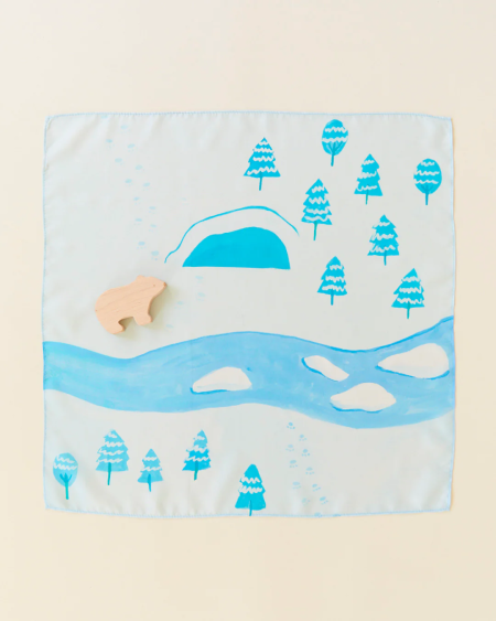 Sarah's silk zijde story doek safari 53*53