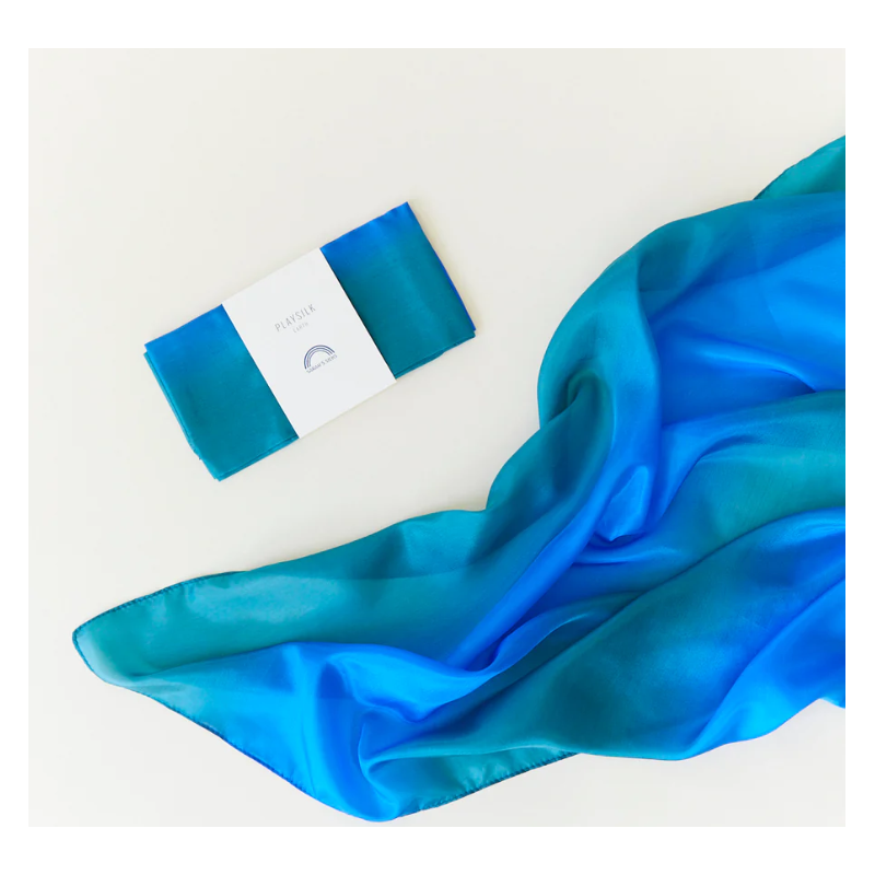 Sarah's silk mini zijden doek boskleuren