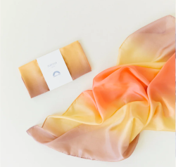 Sarah's silk mini zijden doek boskleuren