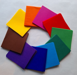 Zijdevloei 1000 blaadjes  in 10 verschillende kleuren diverse maten