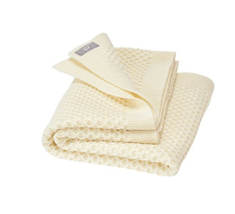 Disana woolen honeycomb  blanket 80*100  natural