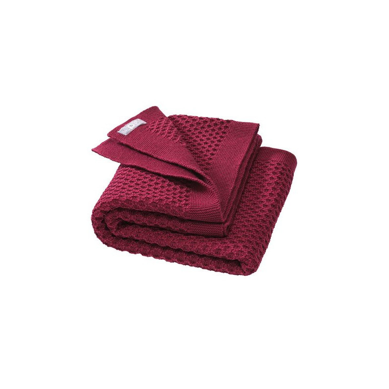 Disana woolen honeycomb  blanket 80*100  rose