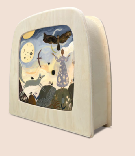 Het wol feetje losse plaat kerststal