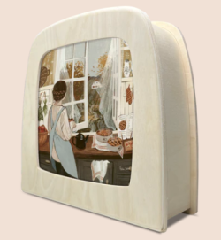 Het wol feetje losse plaat geborgenheid