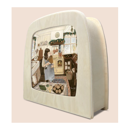 Het wol feetje losse plaat Sneeuwklokje